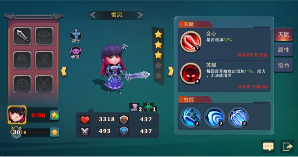 城堡传说大乱斗雪风怎么样