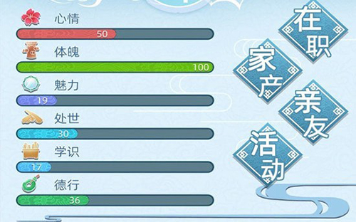 古代人生怎么提升属性”