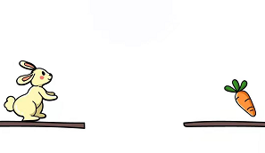 脑洞大师第35关怎样才能吃到胡萝卜呢”