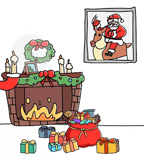 脑洞大师一起寻找圣诞老人第4关圣诞老人去哪了呢”