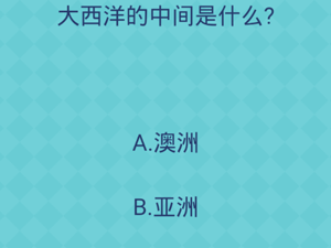 还有这种操作2第21关大西洋的中间是什么”