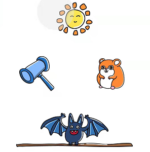 脑洞大师第100关这次帮助小蝙蝠入睡吧”