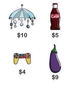 脑洞大师第105关哪个最便宜”