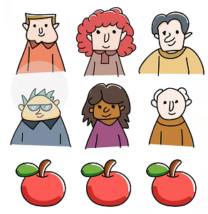 脑洞大师第111关怎么把3个苹果平均分给6个人”