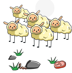 脑洞大师第136关找到羊群中的狼”