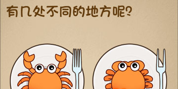 最强的大脑16关有几处不同的地方呢”