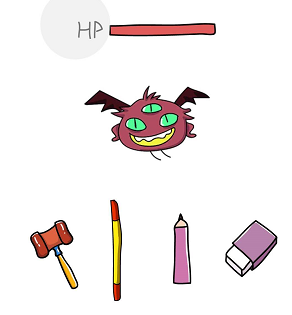 脑洞大师第202关打死怪兽”