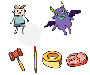 脑洞大师第215关怎么躲过小怪物的攻击”