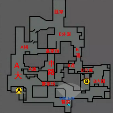 cf手游港口地图解析”