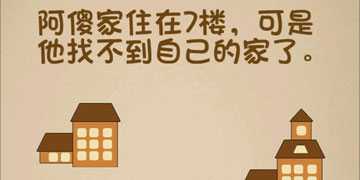 最强的大脑162关阿傻家住在7楼,可是他找不到自己的家了”